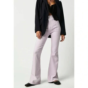 NWT Free People Jayde Flare Jeans Purple 30